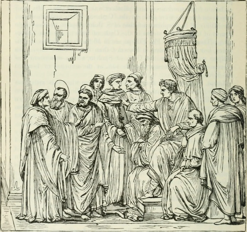 An illustration from Painters, sculptors, architects, engravers and their works : a handbook, 1901, leaf 435