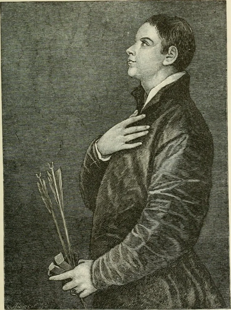 An illustration from Painters, sculptors, architects, engravers and their works : a handbook, 1901, leaf 66
