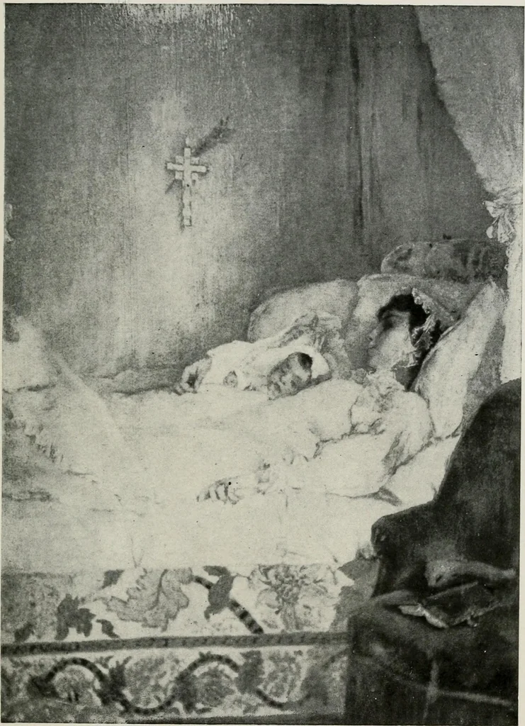 An illustration from Painters and sculptors; a second series of Old masters and new, 1907, leaf 136