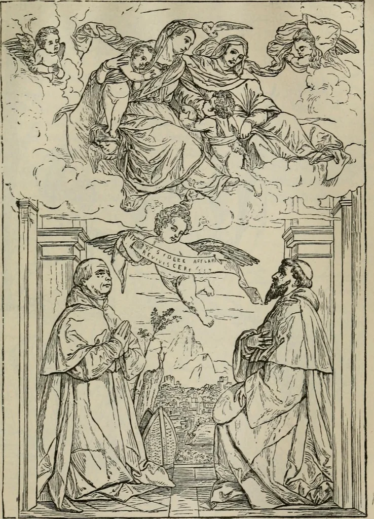 An illustration from Painters, sculptors, architects, engravers, and their works ; a handbook, 1876, leaf 138