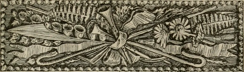 An illustration from Painters, sculptors, architects, engravers, and their works ; a handbook, 1876, leaf 18