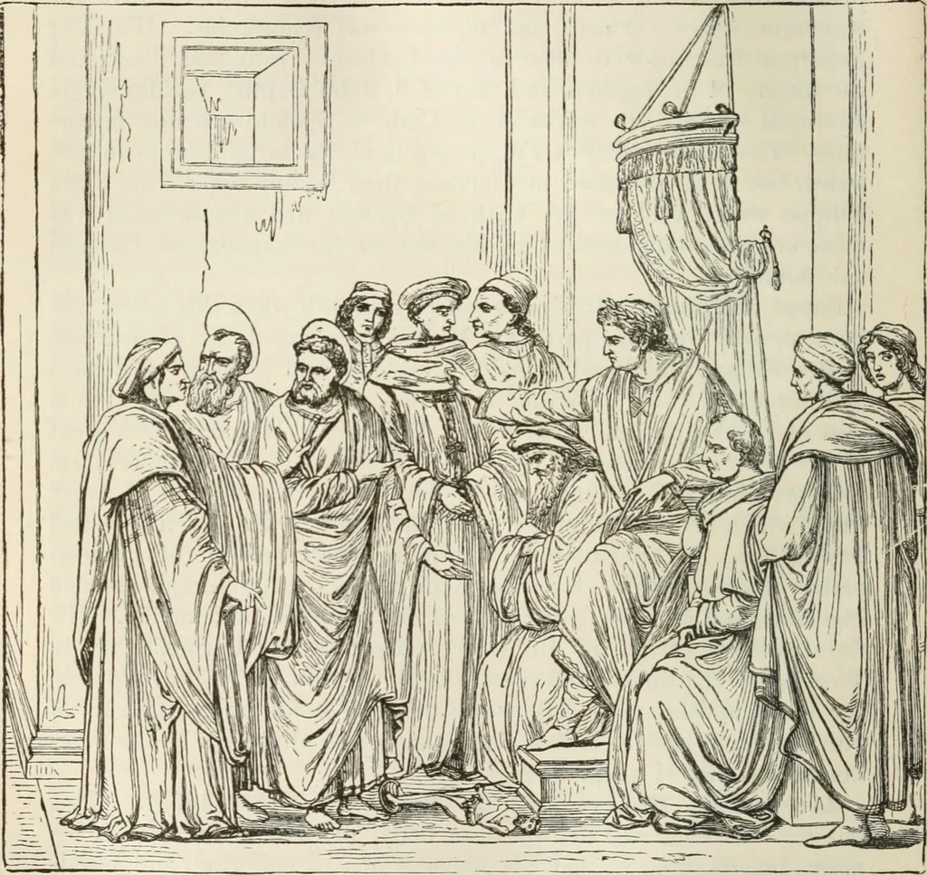 An illustration from Painters, sculptors, architects, engravers, and their works ; a handbook, 1876, leaf 389