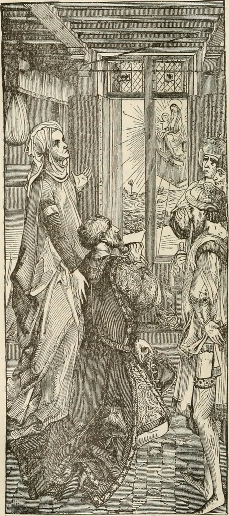 An illustration from Painters, sculptors, architects, engravers, and their works ; a handbook, 1876, leaf 637