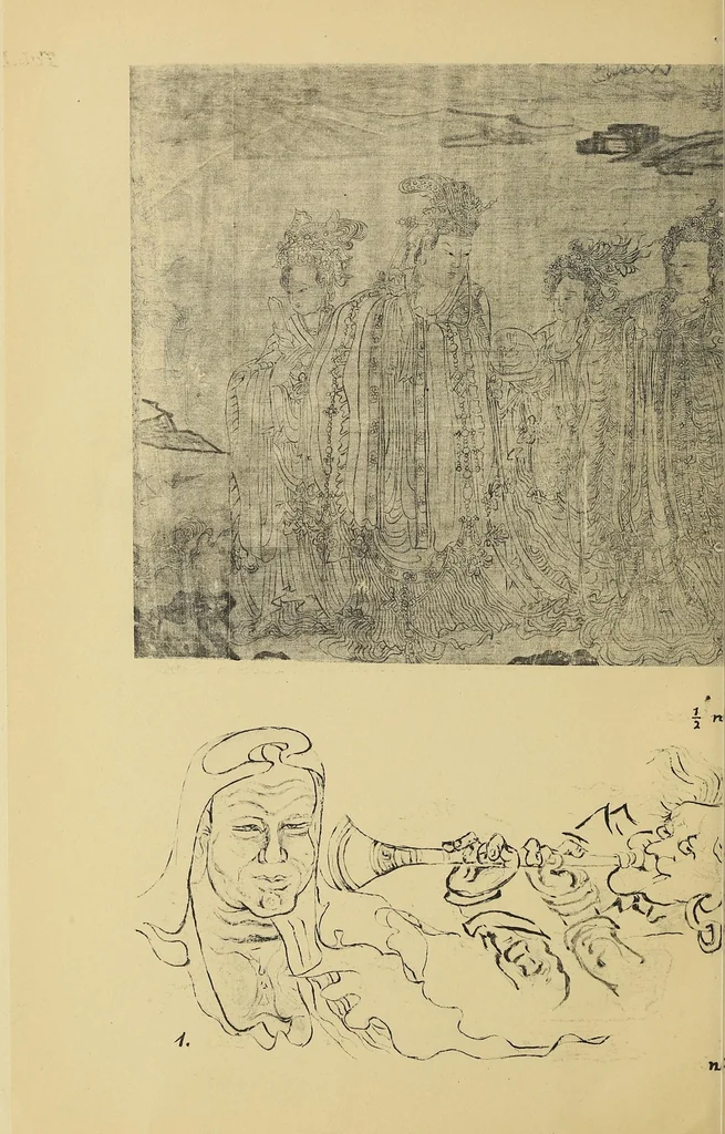 An illustration from A painting by Li Lung-mien, 1100-1106 A.D., 1907, leaf 38