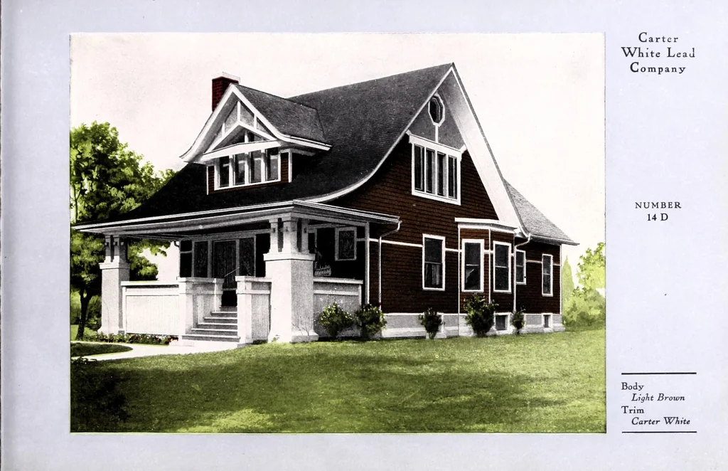 An illustration from Painting houses to stay painted with lead & oil., 1910, leaf 19