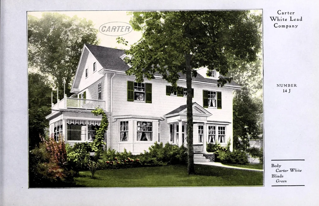 An illustration from Painting houses to stay painted with lead & oil., 1910, leaf 31