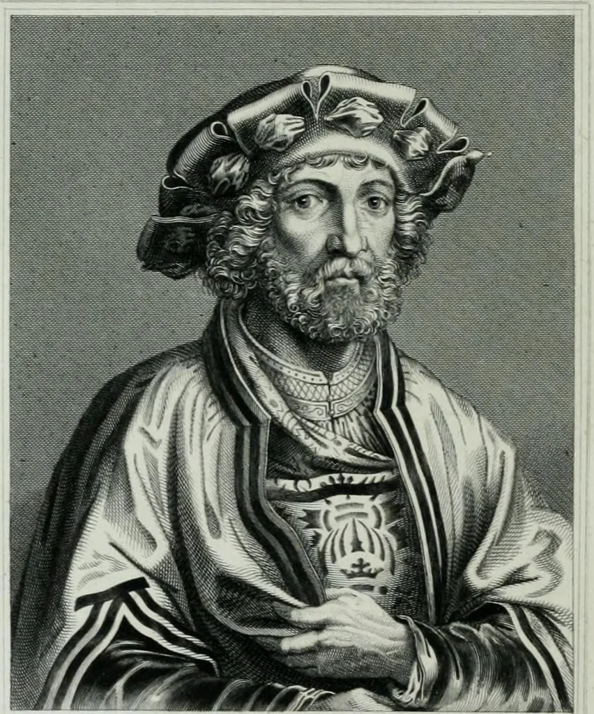 An illustration from Anecdotes of painting in England : with some account of the principal artists, and incidental notes on other arts, 1826, leaf 125