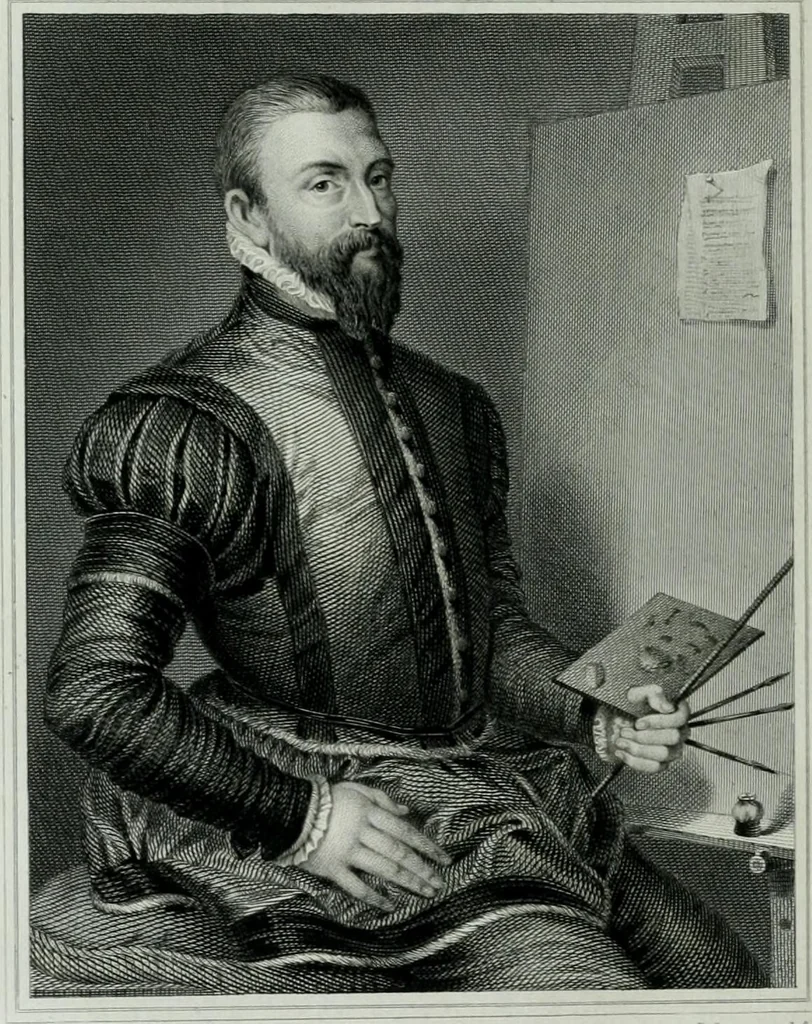 An illustration from Anecdotes of painting in England : with some account of the principal artists, and incidental notes on other arts, 1826, leaf 279