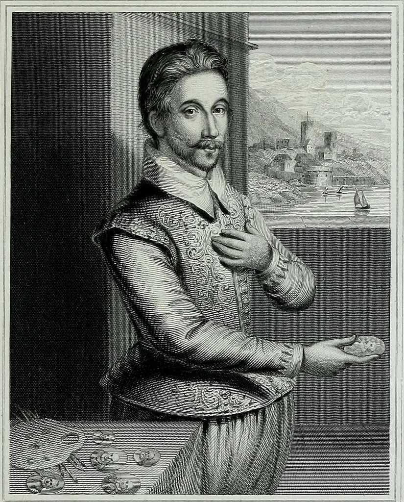 An illustration from Anecdotes of painting in England : with some account of the principal artists, and incidental notes on other arts, 1826, leaf 348