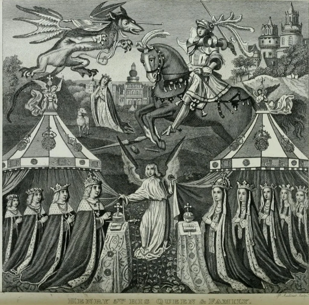 An illustration from Anecdotes of painting in England : with some account of the principal artists, and incidental notes on other arts, 1826, leaf 93