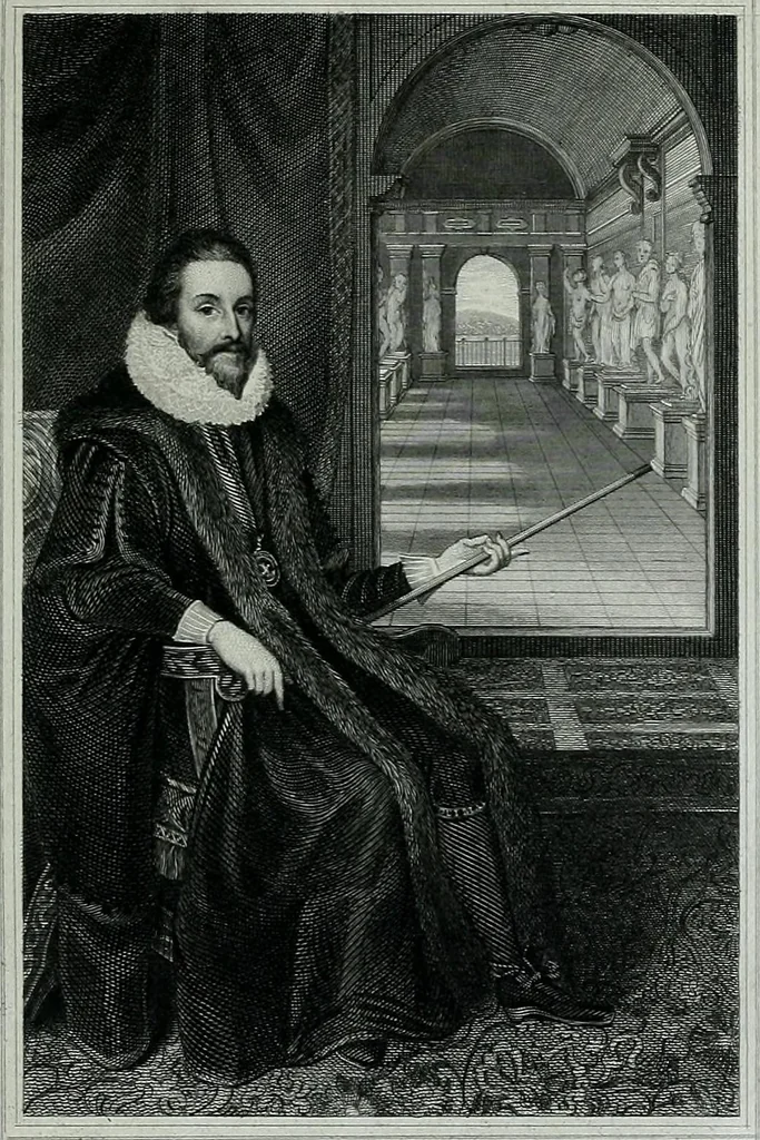 An illustration from Anecdotes of painting in England : with some account of the principal artists, and incidental notes on other arts, 1826, leaf 168