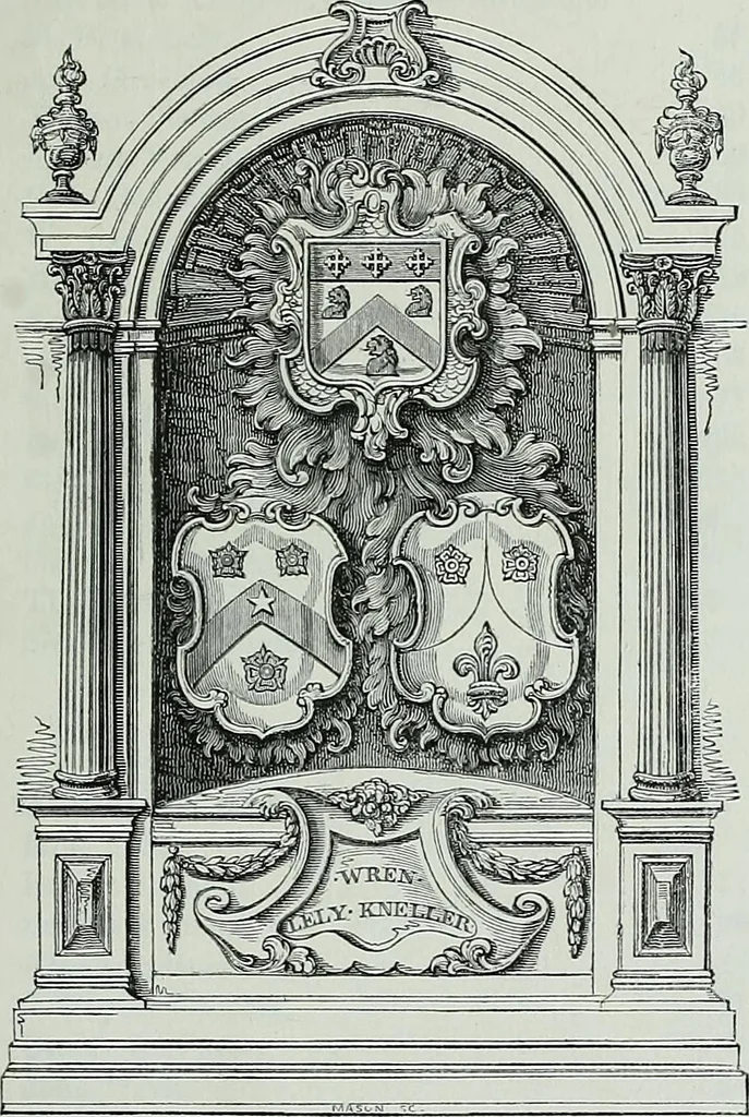 An illustration from Anecdotes of painting in England : with some account of the principal artists, and incidental notes on other arts, 1826, leaf 12