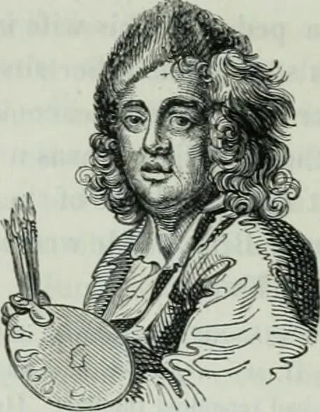 An illustration from Anecdotes of painting in England : with some account of the principal artists, and incidental notes on other arts, 1826, leaf 241