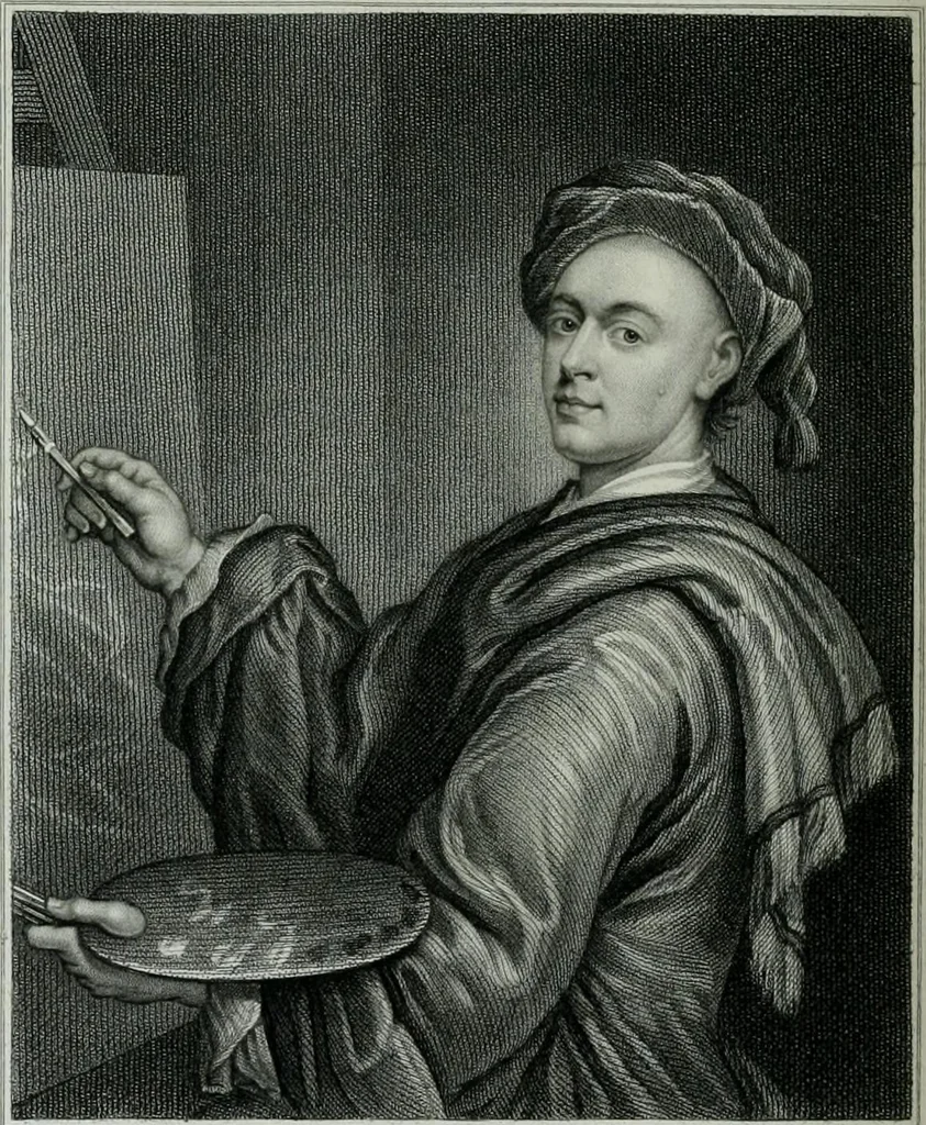 An illustration from Anecdotes of painting in England : with some account of the principal artists, and incidental notes on other arts, 1826, leaf 276
