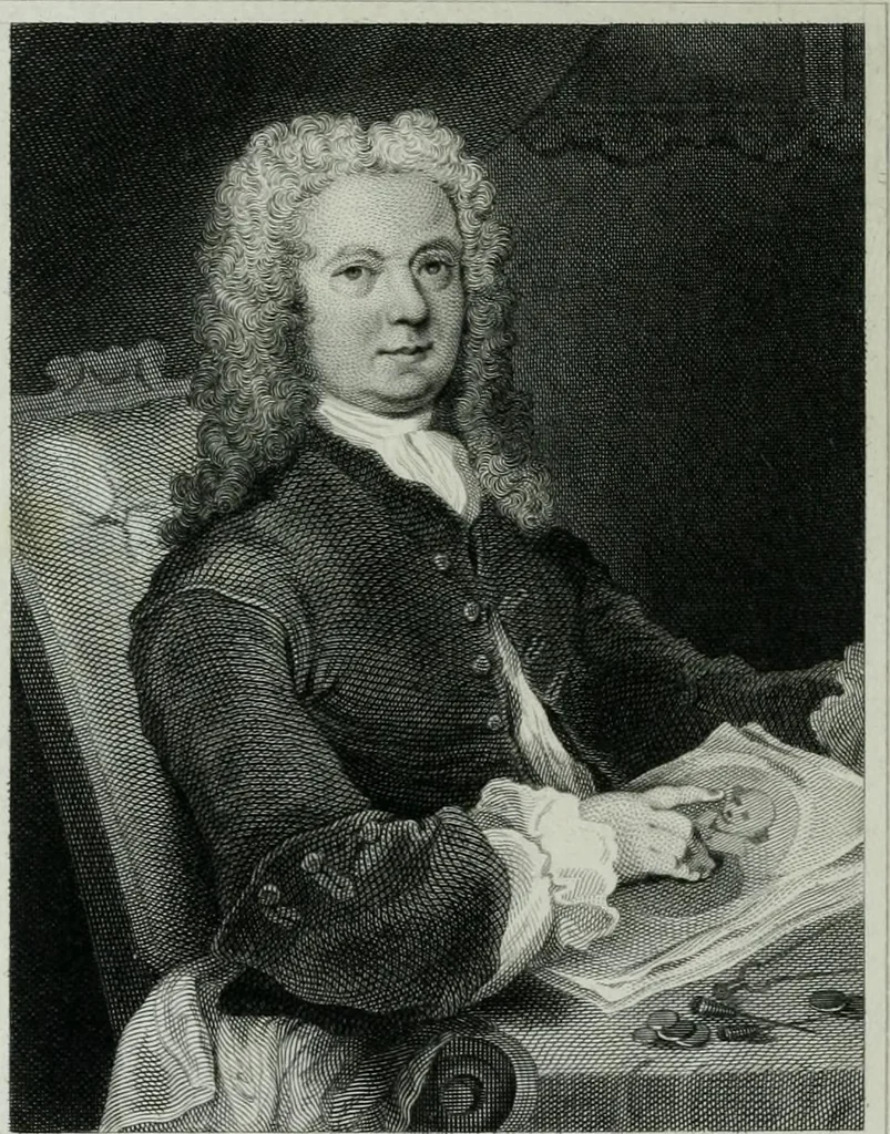 An illustration from Anecdotes of painting in England : with some account of the principal artists, and incidental notes on other arts, 1826, leaf 7