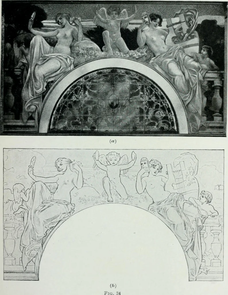 An illustration from Painting and interior decoration, 1922, leaf 102