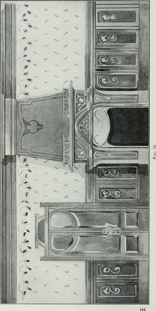 An illustration from Painting and interior decoration, 1922, leaf 181