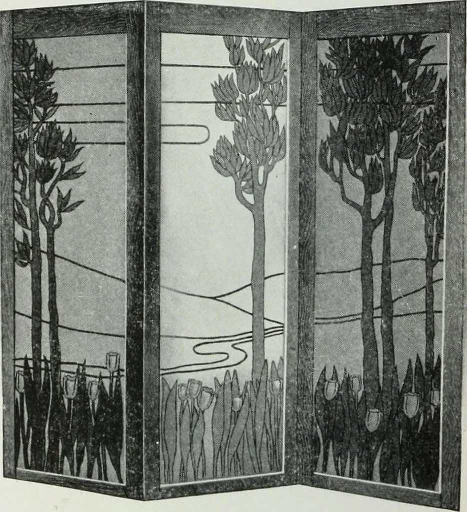 An illustration from Painting and interior decoration, 1922, leaf 185