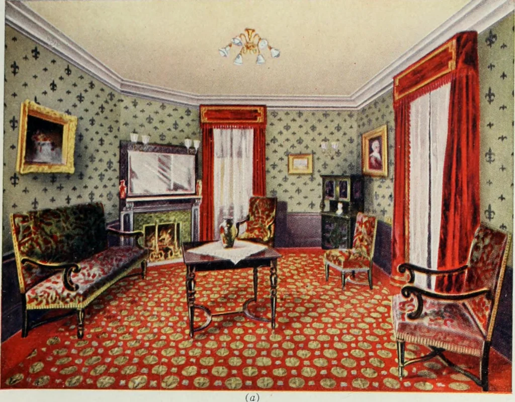 An illustration from Painting and interior decoration, 1922, leaf 206