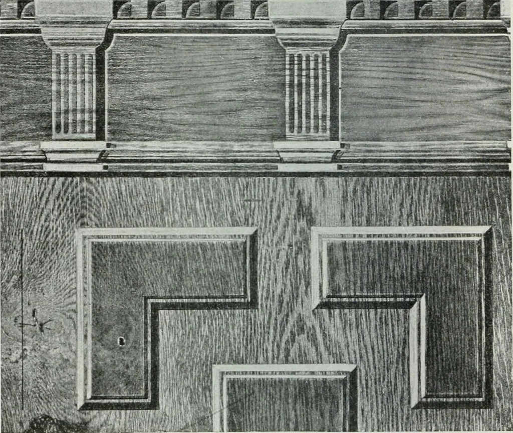 An illustration from Painting and interior decoration, 1922, leaf 67