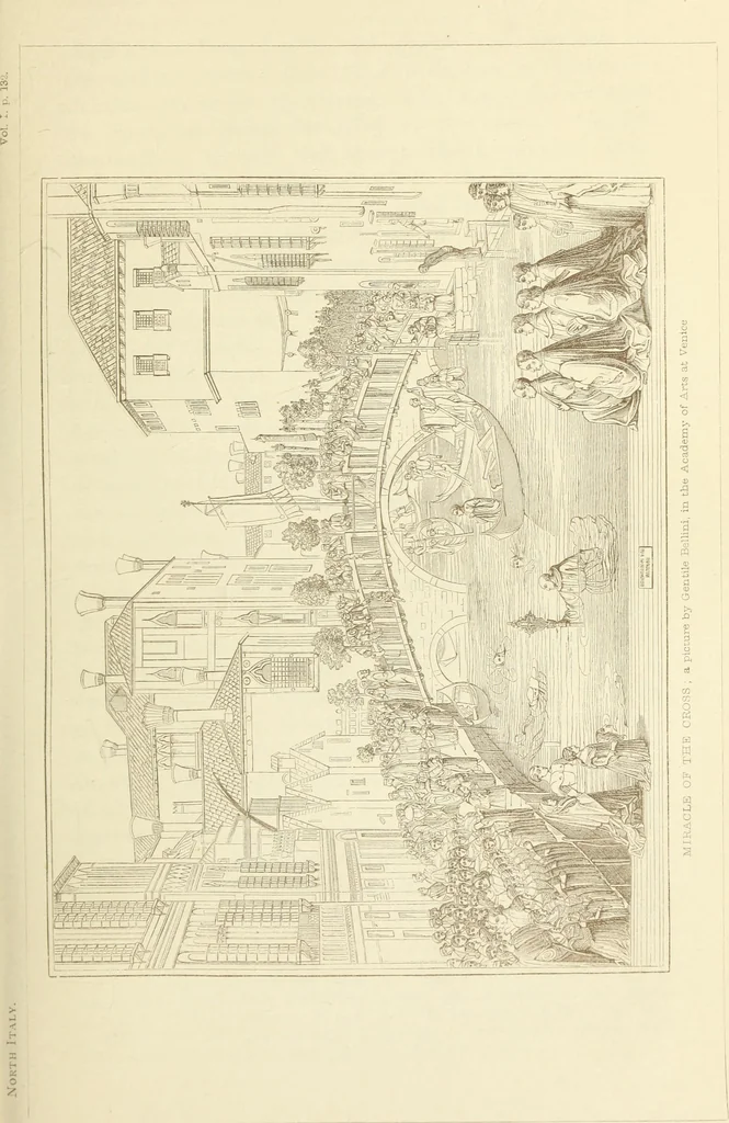 An illustration from A history of painting in north Italy : Venice, Padua, Vicenza, Verona, Ferrara, Milan, Friuli, Brescia, from the fourteenth to the sixteenth century : drawn up from fresh materials after recent researches in the archives of Italy, and from personal inspection of the works of art scattered throughout Europe, 1871, leaf 162