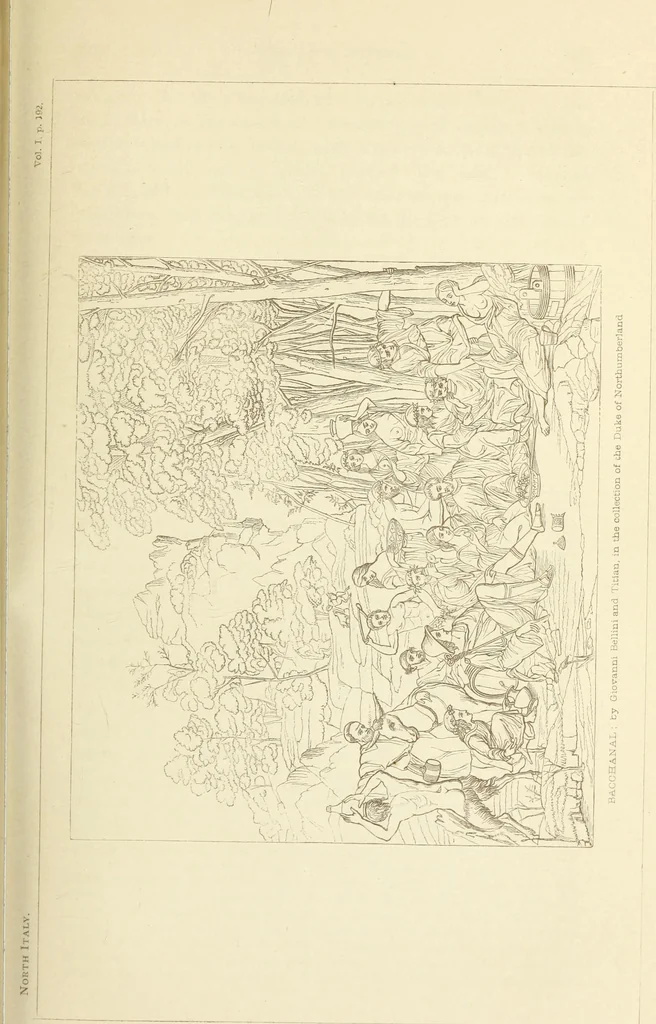 An illustration from A history of painting in north Italy : Venice, Padua, Vicenza, Verona, Ferrara, Milan, Friuli, Brescia, from the fourteenth to the sixteenth century : drawn up from fresh materials after recent researches in the archives of Italy, and from personal inspection of the works of art scattered throughout Europe, 1871, leaf 226
