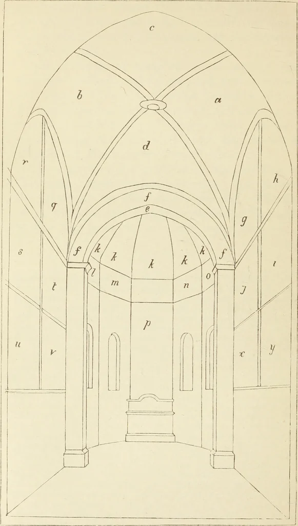 An illustration from A history of painting in north Italy : Venice, Padua, Vicenza, Verona, Ferrara, Milan, Friuli, Brescia, from the fourteenth to the sixteenth century : drawn up from fresh materials after recent researches in the archives of Italy, and from personal inspection of the works of art scattered throughout Europe, 1871, leaf 357