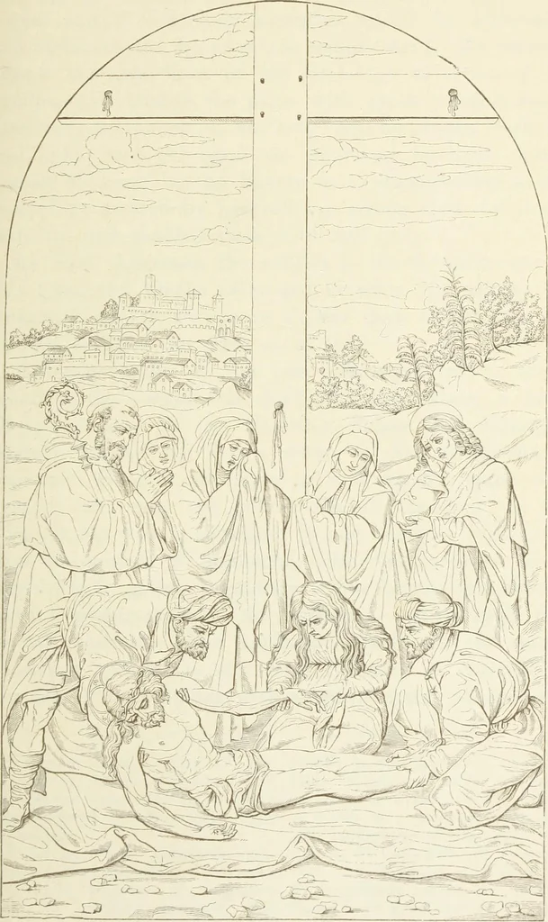 An illustration from A history of painting in north Italy : Venice, Padua, Vicenza, Verona, Ferrara, Milan, Friuli, Brescia, from the fourteenth to the sixteenth century : drawn up from fresh materials after recent researches in the archives of Italy, and from personal inspection of the works of art scattered throughout Europe, 1871, leaf 562
