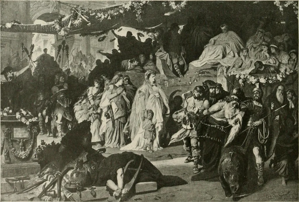 An illustration from Painting of the nineteenth century in Germany, Holland, Scandinavia and Russia, 1907, leaf 41
