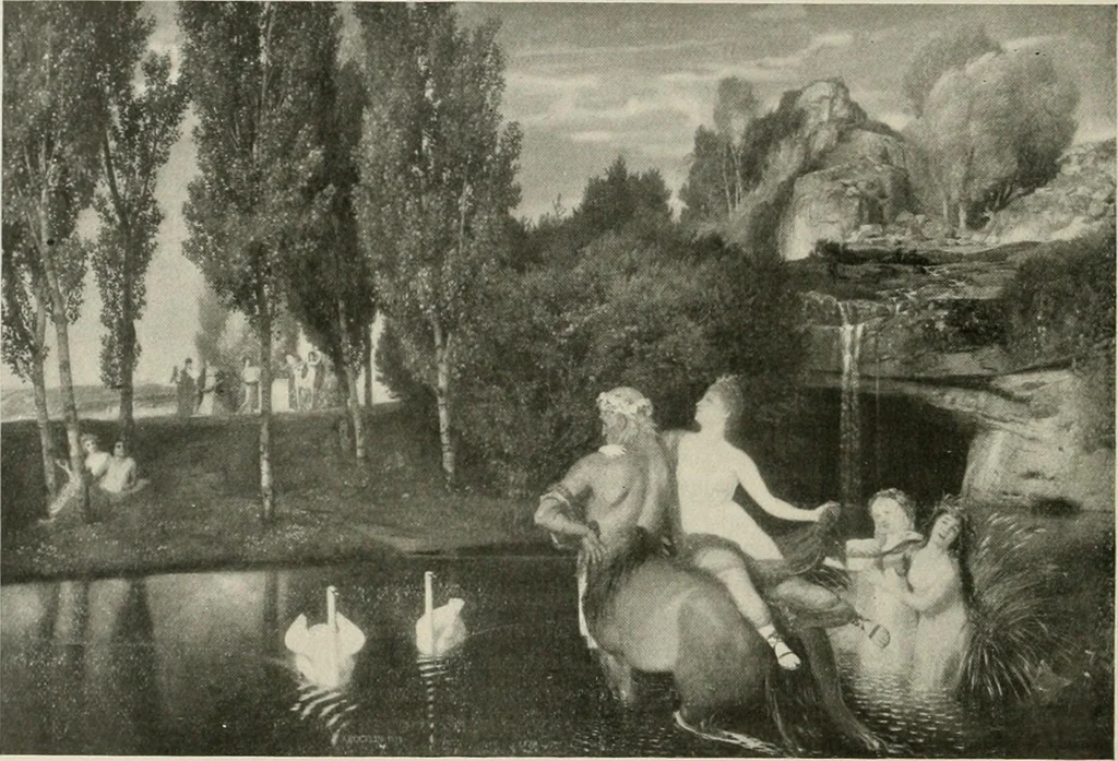 An illustration from Painting of the nineteenth century in Germany, Holland, Scandinavia and Russia, 1907, leaf 49