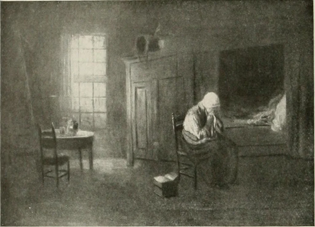 An illustration from Painting of the nineteenth century in Germany, Holland, Scandinavia and Russia, 1907, leaf 57