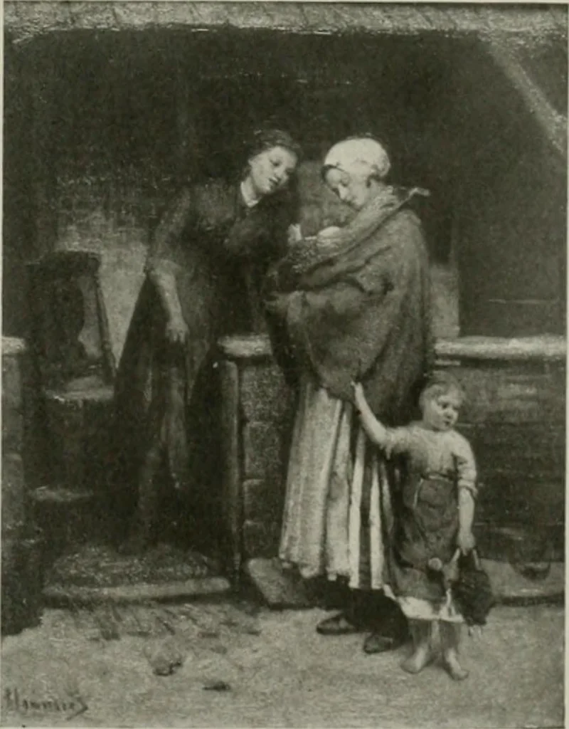 An illustration from Painting of the nineteenth century in Germany, Holland, Scandinavia and Russia, 1907, leaf 58
