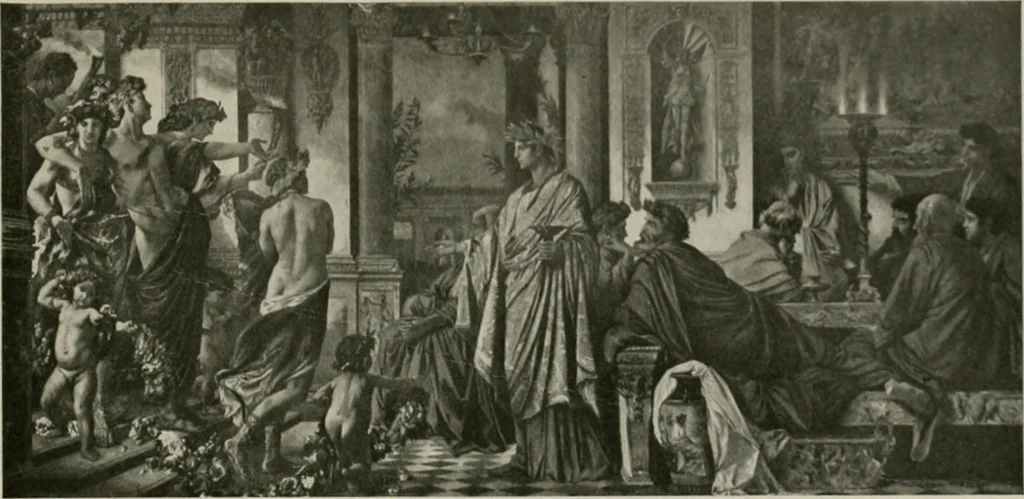 An illustration from Painting of the nineteenth century in Germany, Holland, Scandinavia and Russia, 1907, leaf 8