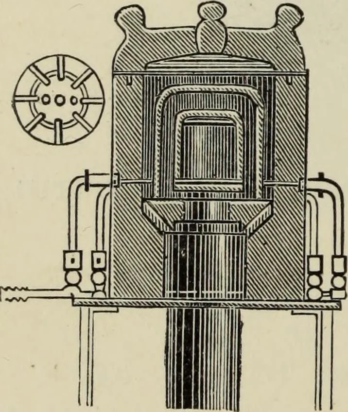An illustration from Painting on glass and porcelain, and enamel painting : a complete introduction to the preparation of all the colours and fluxes used for painting on glass, porcelain, enamel, faience and stoneware ..., 1897, leaf 147