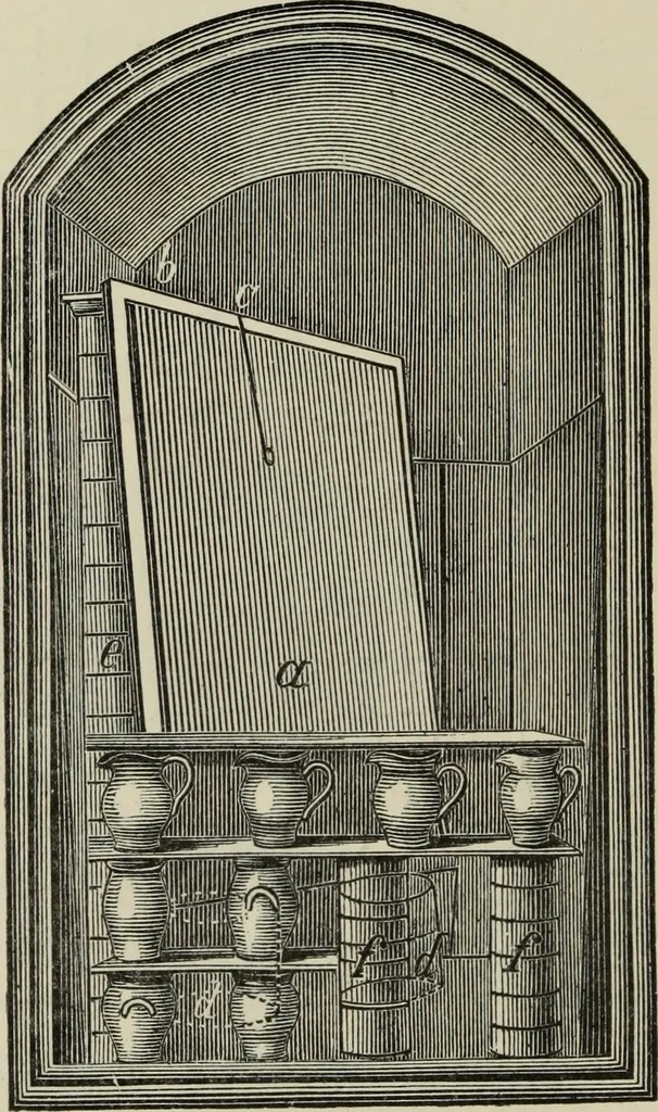 An illustration from Painting on glass and porcelain, and enamel painting : a complete introduction to the preparation of all the colours and fluxes used for painting on glass, porcelain, enamel, faience and stoneware ..., 1897, leaf 269