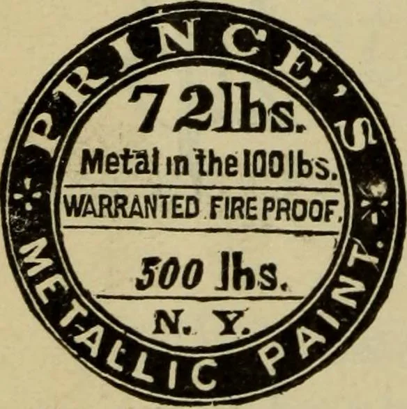 An illustration from Painting and painters' materials: a book of facts for painters and those who use or deal in paint materials, 1883, leaf 499