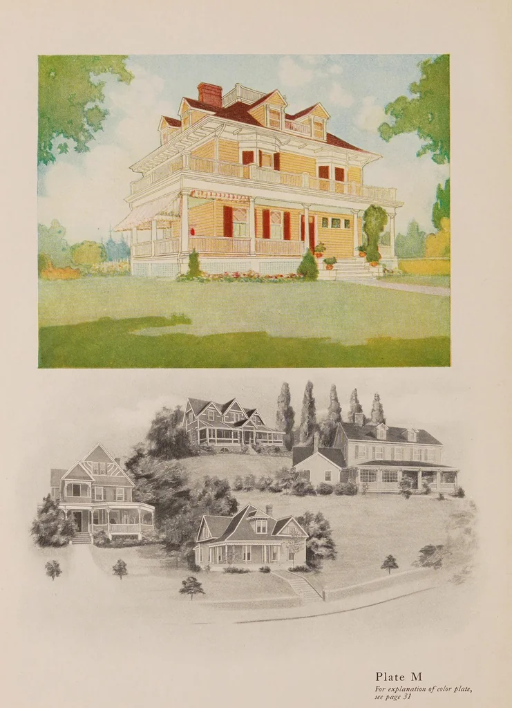 An illustration from Painting : protective and decorative : an attempt to help the houseowner solve frequent and vexing problems, 1913, leaf 28