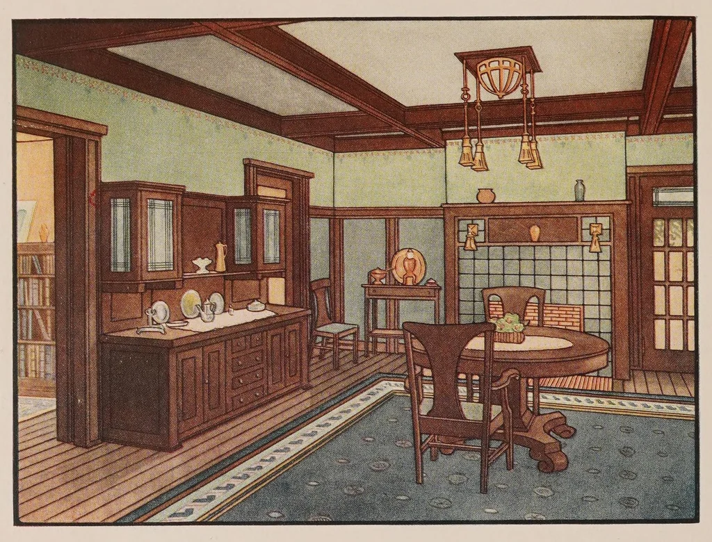 An illustration from Painting : protective and decorative : an attempt to help the houseowner solve frequent and vexing problems, 1913, leaf 42