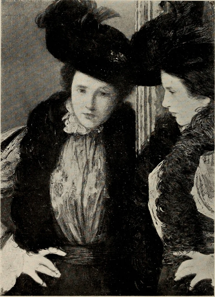 An illustration from Paintings by American artists : colonial portraits, 1914, leaf 103