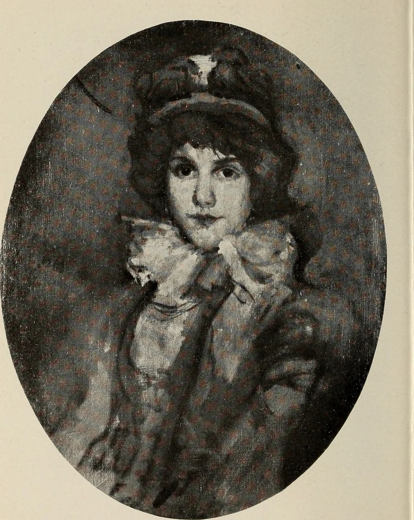 An illustration from Paintings by American artists : colonial portraits, 1914, leaf 105