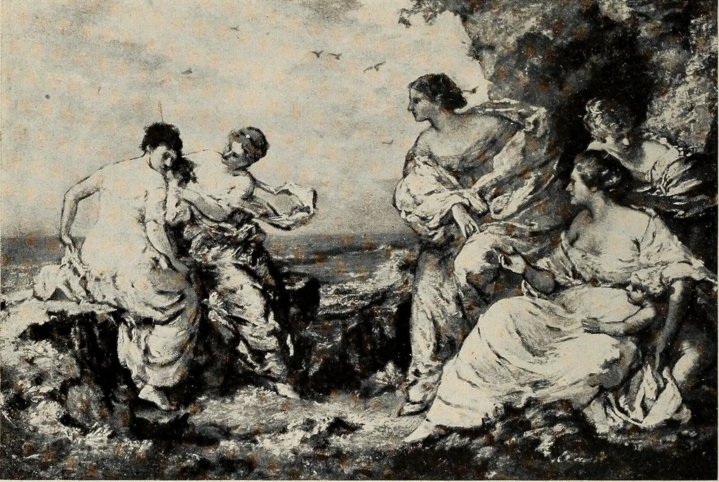 An illustration from Paintings by American artists : colonial portraits, 1914, leaf 109