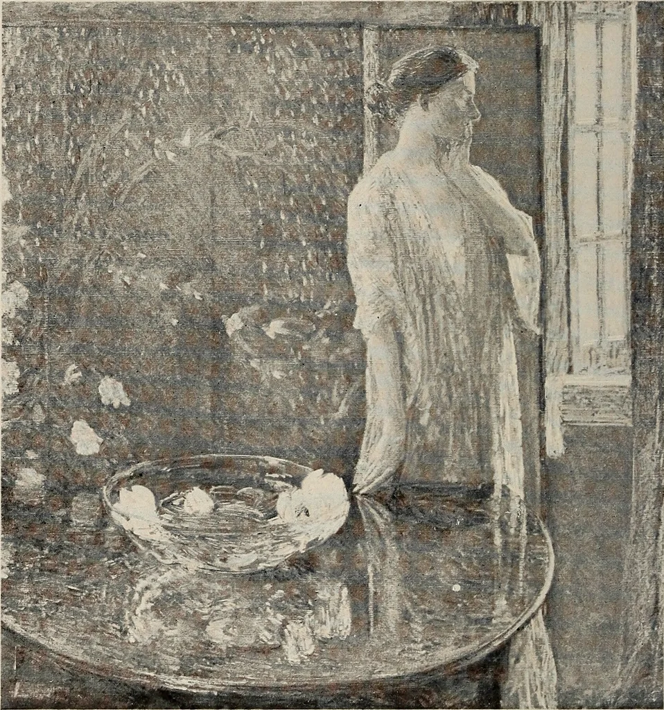 An illustration from Paintings by American artists : colonial portraits, 1914, leaf 49