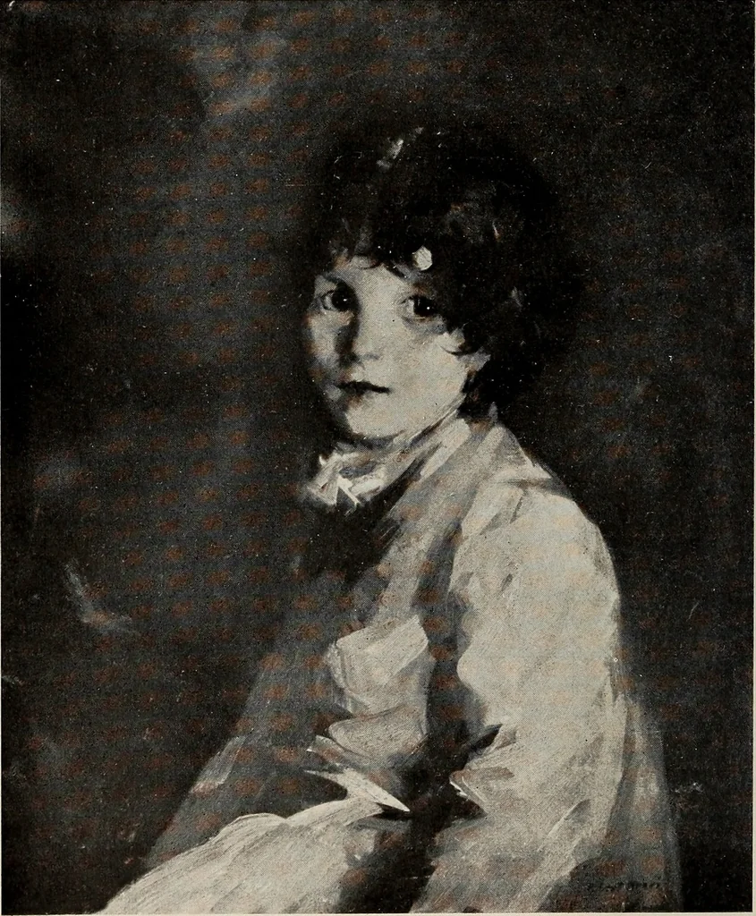 An illustration from Paintings by American artists : colonial portraits, 1914, leaf 53