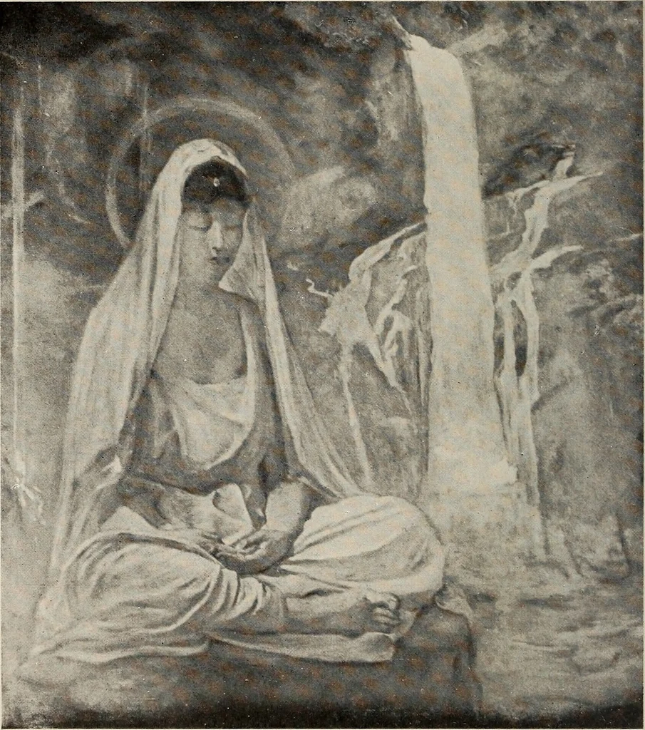 An illustration from Paintings by American artists : colonial portraits, 1914, leaf 65