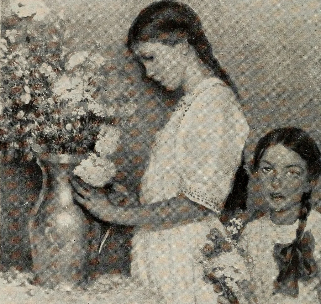 An illustration from Paintings by American artists : colonial portraits, 1914, leaf 75
