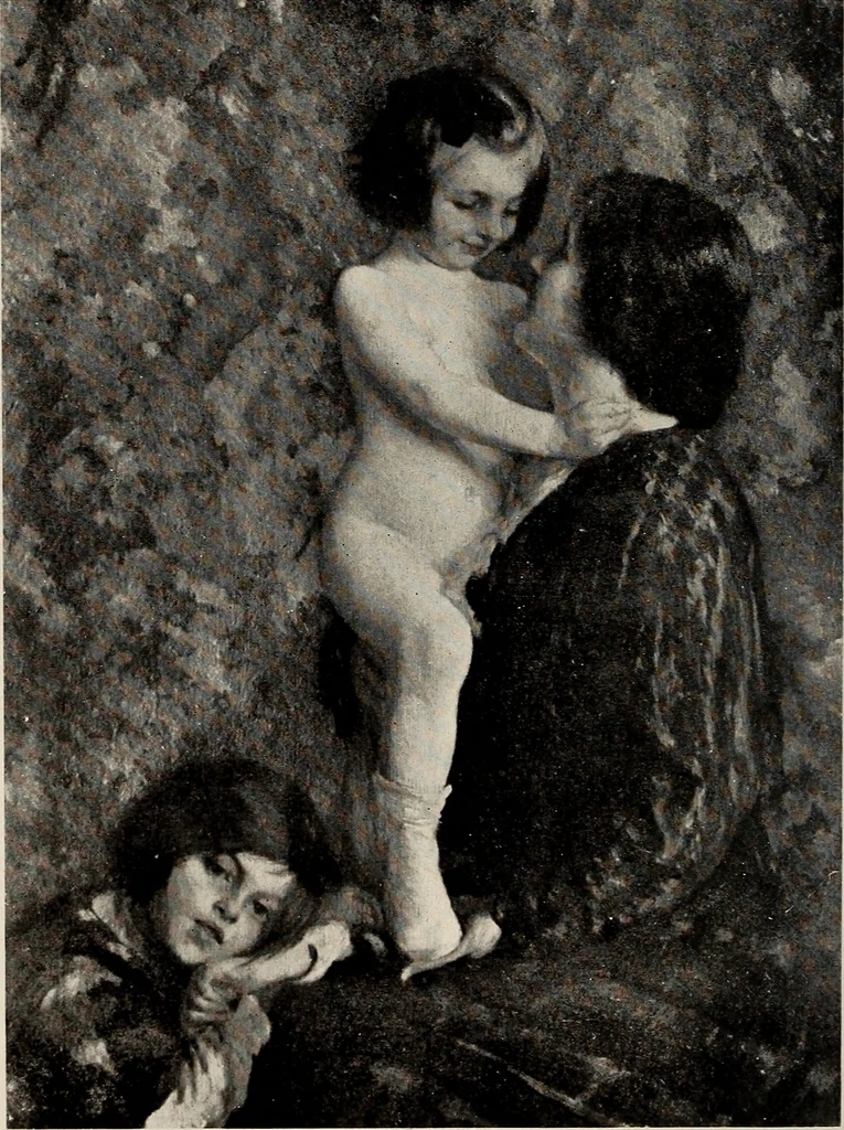 An illustration from Paintings by American artists : colonial portraits, 1914, leaf 83