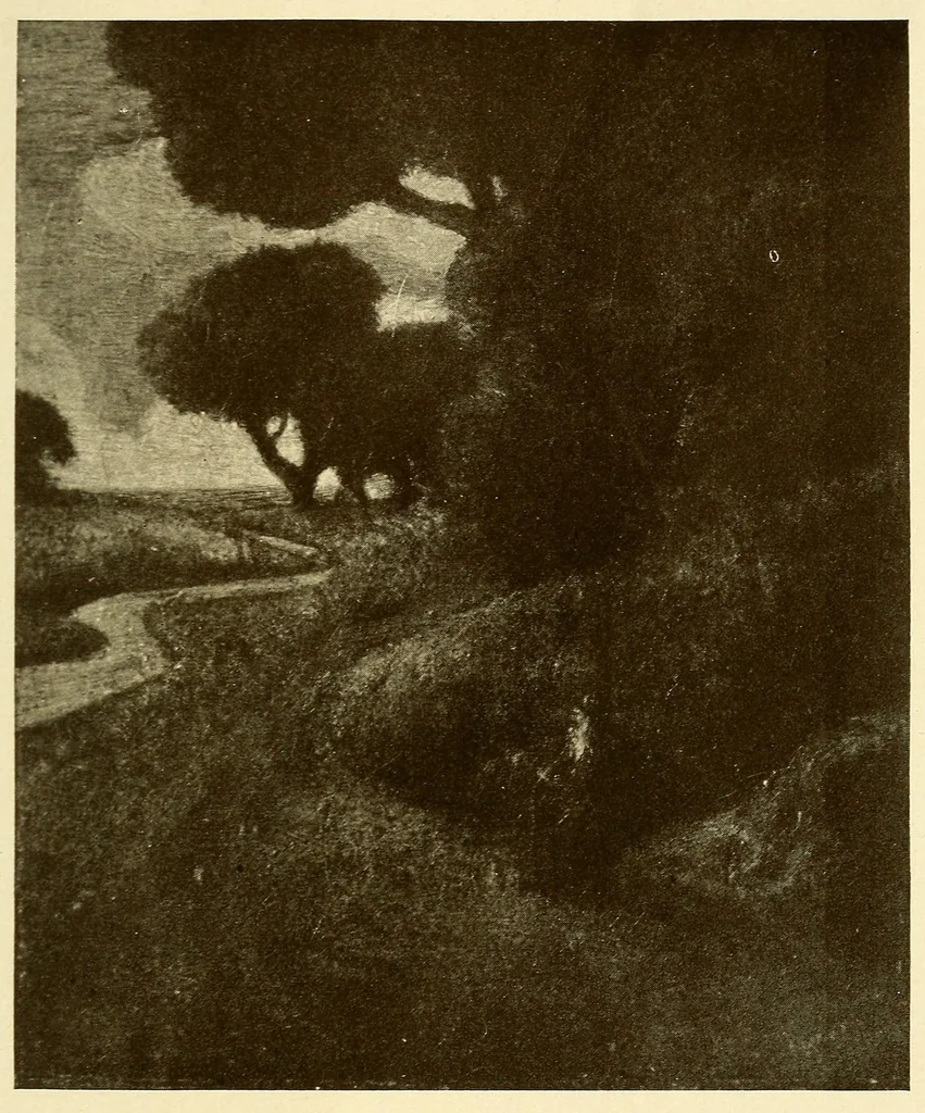 An illustration from Paintings by American artists, 1900, leaf 11