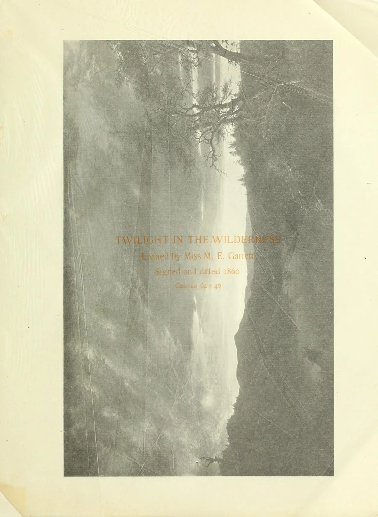 An illustration from Paintings by Frederic E. Church, N.A. Special exhibition at the Metropolitan museum of art, May 28th to Oct. 15th, 1900, leaf 45