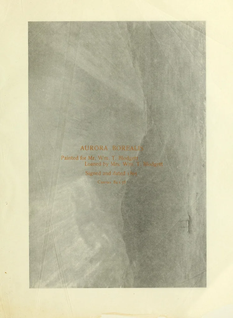 An illustration from Paintings by Frederic E. Church, N.A. Special exhibition at the Metropolitan museum of art, May 28th to Oct. 15th, 1900, leaf 69
