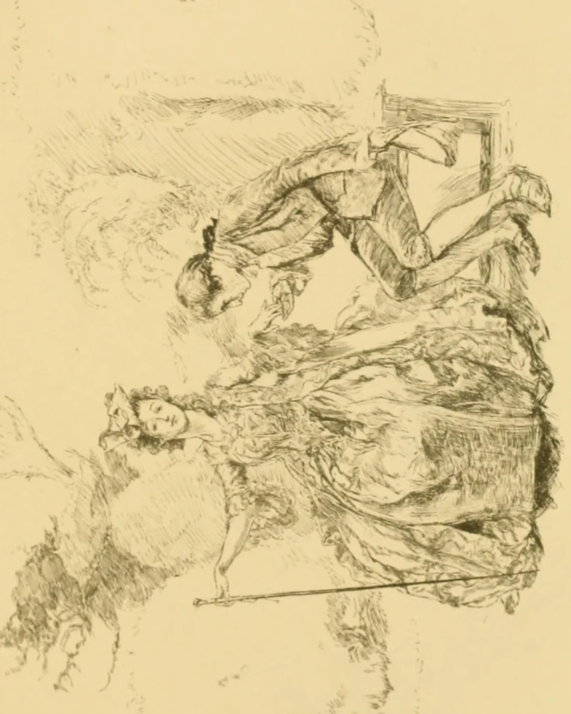 An illustration from Paintings & illustrations, 1900, leaf 15